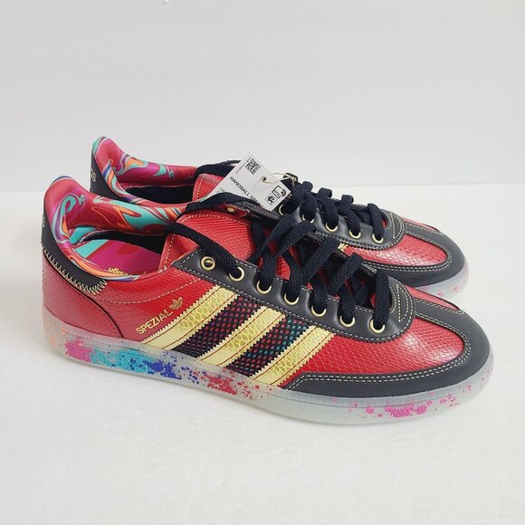 NEW Adidas x S.E.E.D. Handball Spezial Paint Splatter Shoes ID8617 Size 10 main image 5